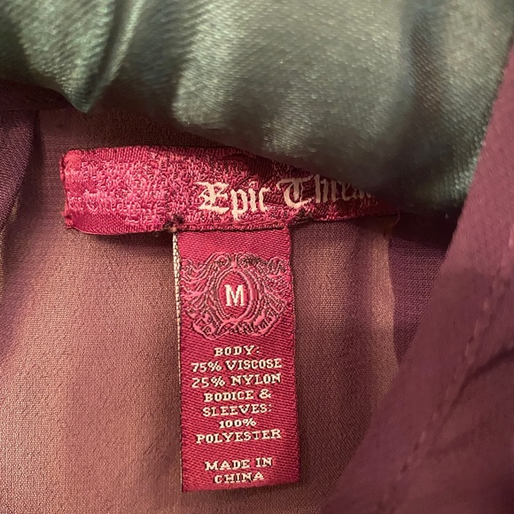 Epic Threads Dp Plum Girls Velvet Holiday Dress - Picture 4 of 6